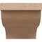 Ekena Millwork 6"W x 6"D x 6"H Wide Garner Rough Cedar Woodgrain TimberThane Corbel, Primed Tan CORUR06X06X06GARRCPR - alternate 2